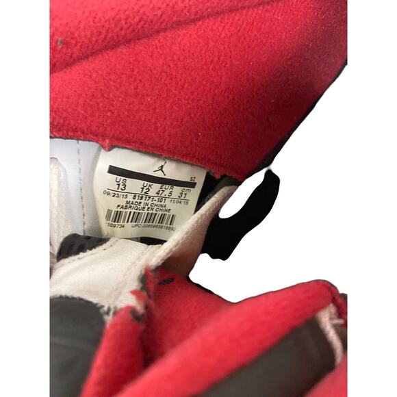 Air Jordan 5 Retro Low Fire Red Basketball Shoes Mens Size 13 Colorblock Leather main image 2